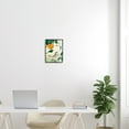 thumbnail image 2 of Stupell Industries Bird Perched Orange Fruit Tree Branch Leaves Painting Black Framed Art Print Wall Art, Design by Robin Maria, 2 of 7