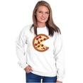 thumbnail image 5 of His Hers Matching Set Pizza Lovers Unisex Plus Fleece Graphic Sweatshirt Brisco Brands 3X, 5 of 6