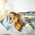 thumbnail image 4 of Homewish Dreamy Crystal Ball Full Size Comforter Sets, Winter Rustic Christmas Bedding Comforter Set, Happy New Year Reversible Bedding Sets, Luxury Bedroom Decor, 3 Pieces, 4 of 8