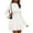 White, variant on PRETTYGARDEN Women's Long Sleeve Mini Dress Fall Bodycon Mock Neck Elegant Short Cocktail Holiday Party Dresses