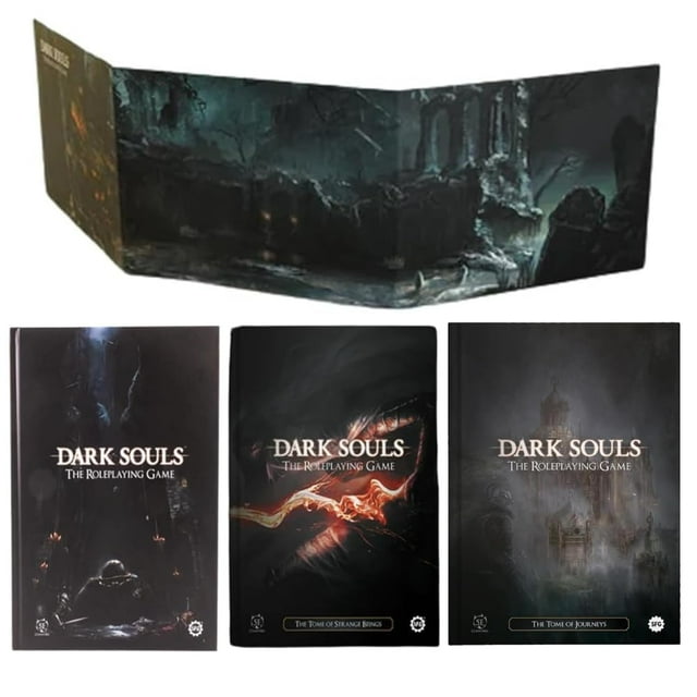 Paquete de libros Dark Souls RPG de Steamforged Games (4 artículos)