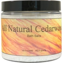 All Natural Cedarwood Bath Salts by Eclectic Lady, 16 ounces