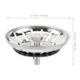 thumbnail image 2 of Kitchen Sink Strainer Stainless Steel Kitchen Garbage Disposal Strainer Sink Drain Catcher (Silver), 2 of 9