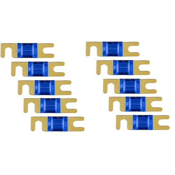 IMC Audio 60 Amp Mini ANL Fuse Gold for Car Audio Auto Marine Audio 10 Pack