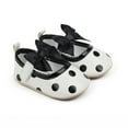 thumbnail image 3 of Yoyauz Baby Girl Mary Jane Shoes Anti Slip Rubber Sole Ballet Slippers Princess Dress Wedding Shoes Newborn Kids Shoes Toddler Shoes（0-12 Month）, 3 of 10