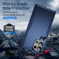 thumbnail image 4 of Decase Heavy-Duty Shockproof Military-Grade Dual Layer Protective Case for Samsung Galaxy S25 Ultra,Drop Protection, Anti-Scratch,Rugged Hard PC Phone Case for Samsung Galaxy S25 Ultra,E, 4 of 7