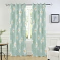 thumbnail image 6 of GZHJMY Flowers Blackout Curtains 84x52in,Thermal Insulated Room Darkening Curtains Window Curtain Panels for Bedroom Bath Living Room15 Home Decor, 6 of 7