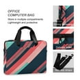 thumbnail image 4 of FORMRS 16" Laptop Bag Carrying Sleeve Case with Handle Travel Shoulder Briefcase, Pink Geometric, 4 of 8