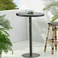 thumbnail image 2 of FFZ Outdoor 26" Round Pe Rattan Bar Table, Multibrown, 2 of 5