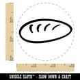 thumbnail image 2 of Loaf of Bread Doodle Self-Inking Rubber Stamp Ink Stamper - Pink Ink - Small 3/4 Inch, 2 of 7
