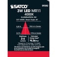 thumbnail image 3 of Satco 3W - LED - MR11 - 5000K - 25 deg. beam spread - 25000 Average rated hours, 3 of 11