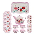 thumbnail image 3 of Juego de Fiesta de Té para Niña Pequeña, Juego de Fiesta de Té, Tazas de Tetera Educativas, Bandeja de Simulación, Juguete de Princesa, Juguetes para perfke Juego de rol de simulación de cocina, 3 of 9