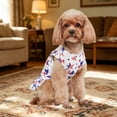 thumbnail image 7 of Dmlowu 4th of July Patriotic Dog Dress, Red White Blue Star Pattern Dog Clothes, Breathable Summer Party Outfit for Pets (5.5-8.8 lbs), 4th of July Decorations, 7 of 7