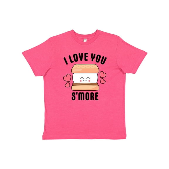 Inktastic I Love You Smore with Cute Food Valentine Youth T-Shirt