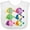 AA-White, variant on Inktastic Tropical Fish Lover Girls Baby Bib