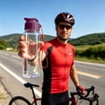 thumbnail image 6 of Plastic Water Bottles with Top Lid and Lanyard, Reusable Water Bottle with Carry Handle Leak Proof Sports Water Bottle for Gym School Travel Hiking, BPA Free Hydration Bottle, 6 of 7
