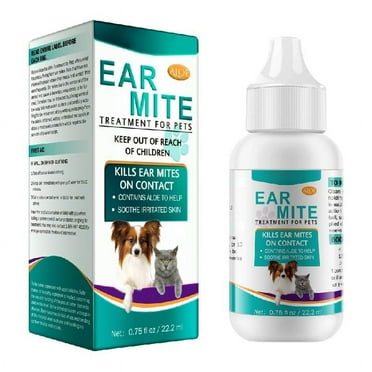 Pet Ear Wash Ear MiteTreatment For Dogs And Cats Pet Ear Canals Pet Ear Cleaners Dogs EarMite Oil Cats EarMite