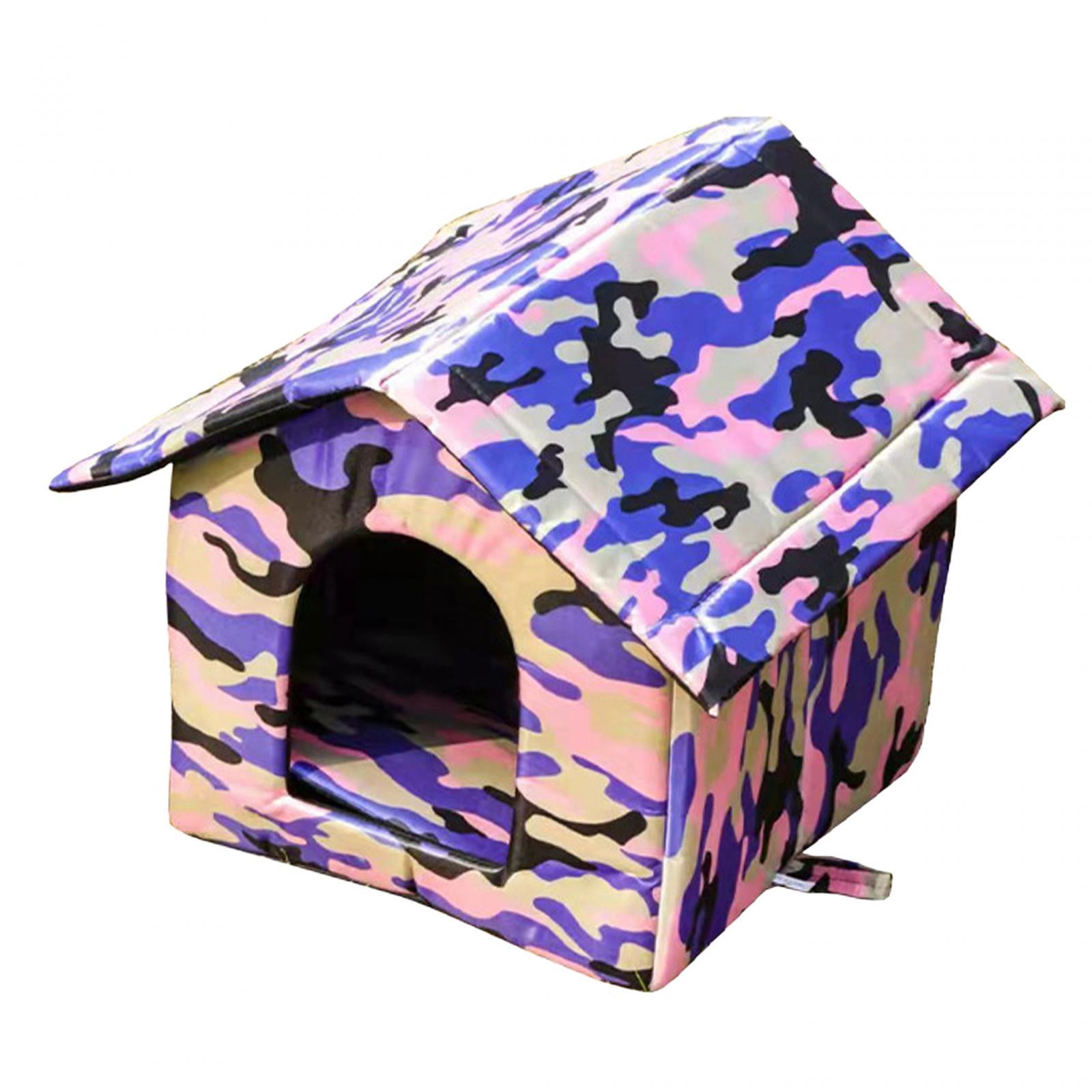 Outdoor Cat House Cat Nest Sleeping Bed, Waterproof Pet Sleeping Bed, Kitty Shelter for Park Home, Courtyard, Dogs Cat Kitty 45cmx40cmx45cm