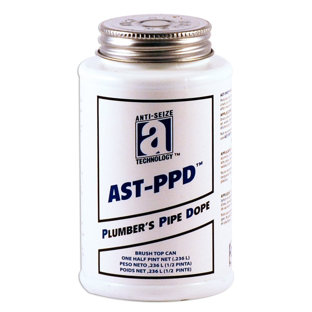 ASTPPD 25108 Plumbers Pipe Dope, Professional Grade, 1/2 pint, Tan