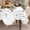 Silver, variant on Yastouay Christmas Tablecloth Silver Snowflake Tablecloth White Rectangle Table Cover for Dinner Party, 60" x 120"