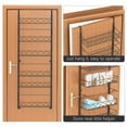 thumbnail image 2 of Bextsrack Over Door Organizer Adjustable 6 Baskets Closet Organizer Hanging Spice Space Saver in Home,(Bronze), 2 of 7