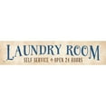 thumbnail image 3 of Mollie B. 18x7 Black Modern Framed Museum Art Print Titled - Laundry Room, 3 of 5