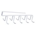 thumbnail image 1 of Estante De Almacenamiento De Cocina Estilo Japonés Doble Fila 10 Ganchos Armario De Metal Colgador Gancho Estante Montaje En Pared Gancho De Armario Sin Costura Perforado Methold HA019666-00, 1 of 7