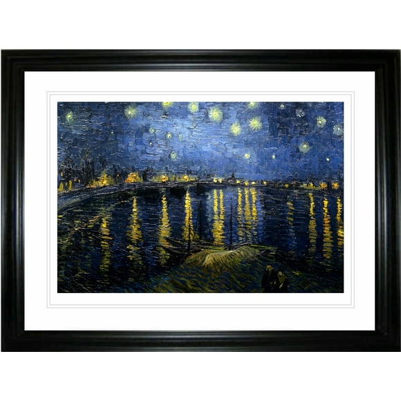 Over the Rhone (Starry Night) Framed Print by Vincent van Gogh