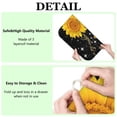 thumbnail image 6 of Floral Sunflower Dish Drying Mat Microfiber Foldable Kitchen Counter Pad Absorbent Drainer Mat Summer Style 16x18 Inch, 6 of 7