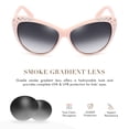 thumbnail image 5 of Giselle Cat Eye Rhinestone Kids Retro Sunglasses for Teens Girls Children Age 6-14 Trendy Glasses, 5 of 7
