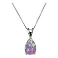 thumbnail image 1 of Elegante 5 estilos de ópalo colgante collares con diseños únicos gota de piedras preciosas de joyería para las mujeres de moda para ella listo para, 1 of 2