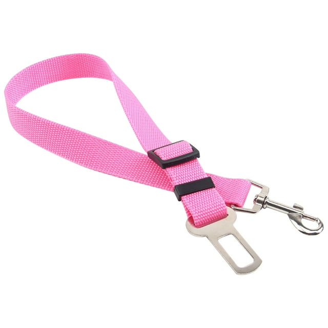 LSLJS Dog Seat Belt, Adjustable Pet Seat Belt for Vehicle Nylon Pet Safety Seat Belts, Car Pet Seat Belt Socket Car Pet Traction Rope Pet Dog Car Seat Seat Belt Nylon