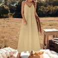 thumbnail image 2 of Robe Sans Manches Fusée de Glace Rétro Robes d'Été pour Femmes, 2 of 4