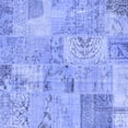thumbnail image 1 of Ahgly Company Indoor Square Patchwork Blue Transitional Area Rugs, 8' Square, 1 of 4