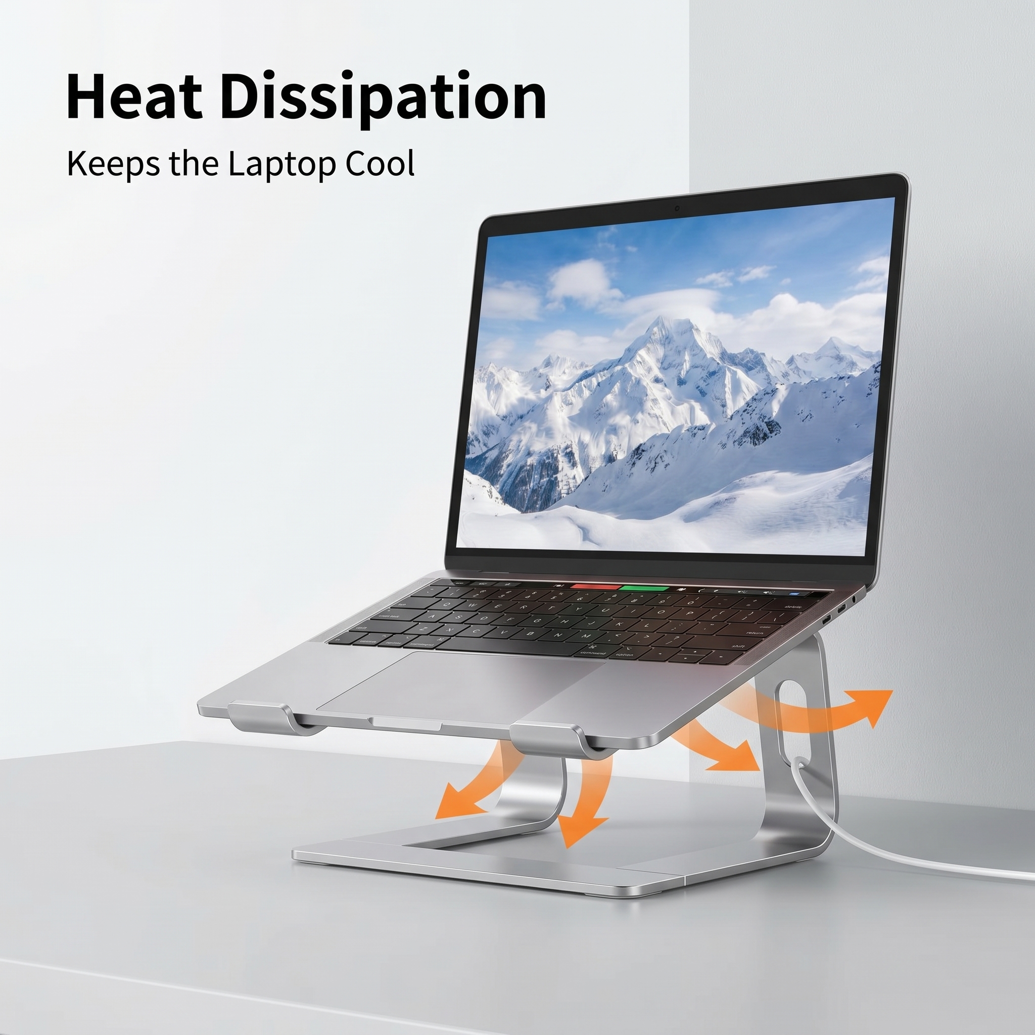 Etepehi Aluminum Laptop Stand for 10-16 inch Laptops photo 4
