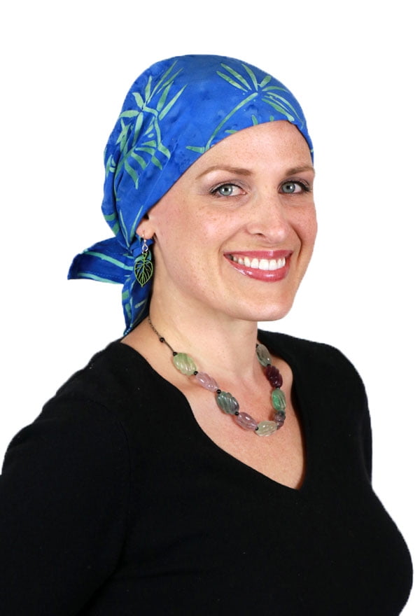 Bali Batik Head Scarf Chemo Scarves for Women Cancer Headwear Square