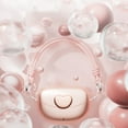 thumbnail image 7 of Yarino Wireless Earbuds, Long Battery Life with Charging Case, Sweatproof Sports Earbuds, Comfort Fit, Noise Cancelling Mic for Calls, Stereo Sound, Pink, 7 of 7