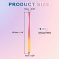 thumbnail image 2 of Uxcell Slim Waist Stylus Pens for Touch Screen Tablets Laptop, Yellow/Red, 2 of 7
