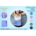 thumbnail image 4 of WWS-X-Large Hot/Cold Aromatherapy Ultra Comfort Plush Multi-Use Wrap (Steel Grey), 4 of 4