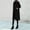 Black, variant on TAIAOJING Jackets For Women Winter Coat Coat Lapel Wool Coat Trench Jacket Long Overcoat