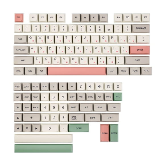 IDOBAO XDA V2 9009 DYE-SUBBED PBT KEYCAP SET