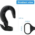 thumbnail image 3 of 40PCs Plastic Shock Cord Hooks, Elastic Plastic Shock Cord Bungee Rope, Black, 3 of 5