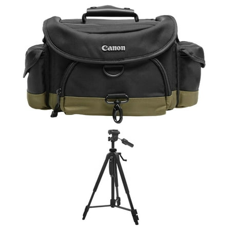 Canon 10EG Digital SLR Camera Case Gadget Bag + Deluxe Tripod for EOS 6D, 70D, 7D, 5DS, 5D Mark II III, Rebel T3, T3i, T5, T5i, T6i, T6s, SL1 Canon 10EG Digital SLR Camera Case Gadget Bag + Deluxe Tripod for EOS 6D, 70D, 7D, 5DS, 5D Mark II III, Rebel T3, T3i, T5, T5i, T6i, T6s, SL1