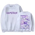 thumbnail image 1 of Pop cazadora para niña Demon Hunters Round-Neck Sweatshirt,Soft Streetwear Pullover,Cute Long Sleeve Sweatshirt for Fall Winter （White）, 1 of 2