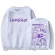 thumbnail image 1 of Pop cazadora para niña Demon Hunters Round-Neck Sweatshirt,Soft Streetwear Pullover,Cute Long Sleeve Sweatshirt for Fall Winter （White）, 1 of 2