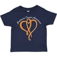 thumbnail image 3 of Inktastic Leukemia Awareness with Orange Ribbon Heart Boys or Girls Toddler T-Shirt, 3 of 5