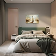 ZHONGYUTONG Jesus Wall Art Christian Canvas Prints Jesus and Lamb Picture God Poster Religious Paintings Church Living Room Office Corridor Decor Framed