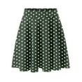 thumbnail image 1 of Minifalda clásica con cintura elástica para mujer: falda elegante y casual de corte A, 95 % poliéster, tallas reales, para todas las estaciones - S-XXL, 1 of 6