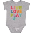 thumbnail image 3 of Inktastic Live Love Play Violin Girls Baby Bodysuit, 3 of 5