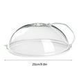 thumbnail image 3 of Microwave Oven Food Cover, Upgraded Wide Design 26X10Cm, Heat Resistant Up To 200°C High-Temp Safe Pc Material Steam Proof Easy To Clean, 3 of 7
